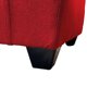thumbnail image 4 of Sofá Mateo Pata Plástica 3 Cuerpos Chenille Tipo Lino Rojo, 4 of 5