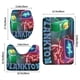 thumbnail image 3 of Plankton: La Película Juego de 3 alfombras de baño de coral fleece: tapete de baño + alfombra de inodoro en forma de U + funda de tapa de inodoro en forma de O, 3 of 6