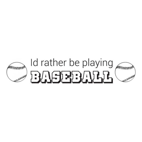 Decomural Playing Baseball Baseball WS-43123