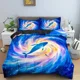 thumbnail image 1 of x1327 Bed SheetsMarine Animal Duvet Cover Set Comforter Cover Shark Pattern Bedding Set With Pillowcases Twin Full Size Bed Set 3-Piece Bedding Set (1 Duvet Cover + 2 Pillow Shams) nj1327, 1 of 5
