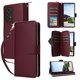thumbnail image 1 of Funda Cartera con Cremallera y Correa para Samsung Galaxy A53 5G Soporte y Tarjetero Rojo, 1 of 6