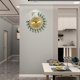 thumbnail image 2 of Reloj de Pared Silencioso FLEBLE JT18116 Dorado 38 cm Decorativo, 2 of 7