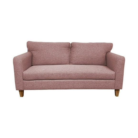 Sofa Anita 2 Cuerpos Chenille Palo Rosa