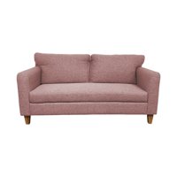 Induhome - Sofa Anita 2 Cuerpos Chenille Palo Rosa