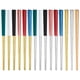 thumbnail image 3 of XmhyTop 2 Pares de Palillos Reutilizables de Acero Inoxidable, palillos chinos japoneses, Antiadherente, Aptos para Lavavajillas, 23.5 cm, El estilo C, Oro Verde, 3 of 5