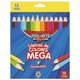 thumbnail image 1 of Lápices de Colores Mega 12 Un + Saca Punta, 1 Un, 1 of 1