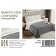 thumbnail image 1 of Manta Con Chiporro Gris 2 Plazas, 1 of 2