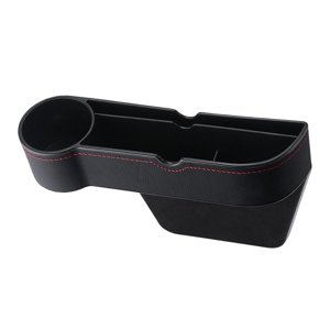 Magideal - Organizador De Relleno Para Huecos De Asiento De Coche Funciones Para Que Las Cosas Se Caigan Caja De Almacenamiento De Grietas De Asiento , Conductor Negro