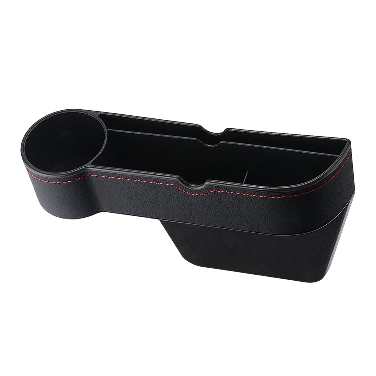 Magideal - Organizador De Relleno Para Huecos De Asiento De Coche Funciones Para Que Las Cosas Se Caigan Caja De Almacenamiento De Grietas De Asiento , Conductor Negro
