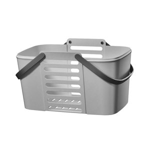 Magideal - Cesta De Ducha, Cesta De Baño, Bolsa De Ducha, Organizador Portátil De Artículos De Tocador, Caja De Basura Para Campamento, Garaje, Despensa, Cocina, Gris
