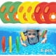 thumbnail image 1 of Discos de natación de espuma EVA (paquete de 6), discos de natación para niños que aprenden a nadar, ayudas para nadar en piscinas, de 2 a 6 años, para aprender a nadar., 1 of 5