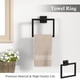 thumbnail image 5 of Set de accesorios de baño PNWNNH negro mate 10 piezas, 5 of 7