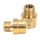 thumbnail image 1 of 1 Par Adaptador De Espaciadores De Pedal Extensor De Pedal De Bicicleta Izquierdo Derecho Dorado 16 Mm, 1 of 4