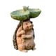 thumbnail image 4 of Cuenco Para Ba?o De Pájaros Para Jardín, Estatua De Resina, Estatuilla Para Patio, Cubierta, Parque, Comedero De Resina, Erizo, 15x10x20cm, 4 of 5