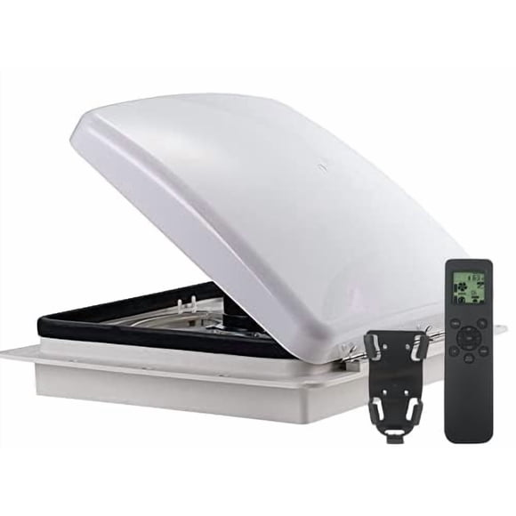 Ventilador de Techo para RV RVLOVENT 14x14" 12V Control Remoto 10 Velocidades