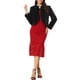 thumbnail image 2 of Chaqueta Bolero Formal de Mujer Recortada de Piel Sintética para Vestidos de Novia S Negro, 2 of 6