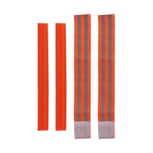 Ioensy - Bandas Reflectantes Muñequera Tiras De Cinta Reflectora Para Deportes De Jogging Nocturno 35 Cm Naranja