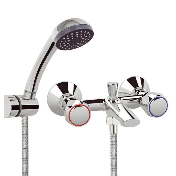 Combinación Tina Ducha Mossini Metal Cromo
