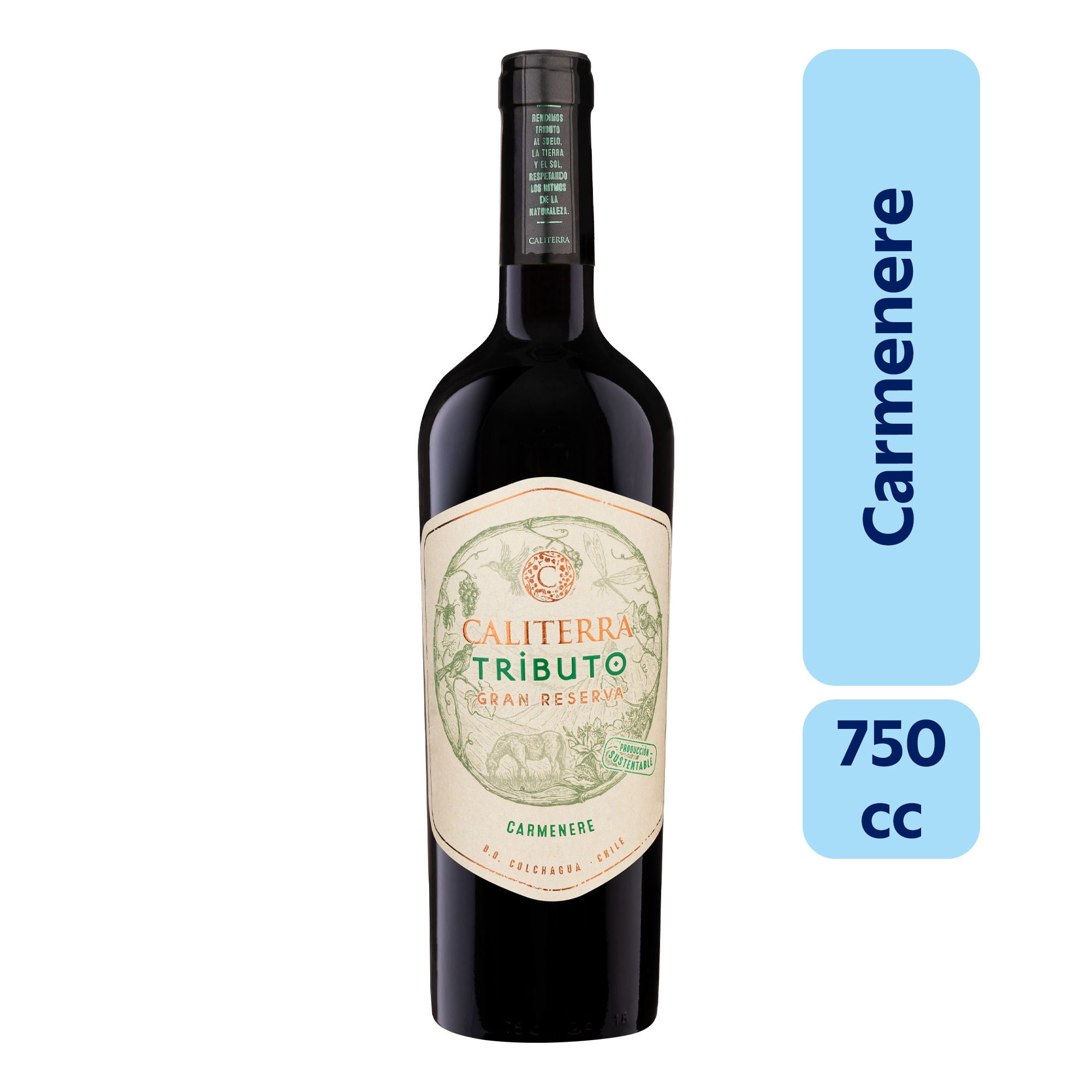 Vino Tinto Tributo Carmenere Botella 750 ml Caliterra