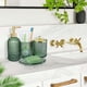thumbnail image 3 of Juego De Accesorios De Baño De Vidrio Verde Salvia 4 Piezas, 3 of 6