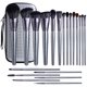 thumbnail image 1 of Set de brochas de maquillaje BS-MALL 20 piezas plateado, 1 of 9