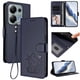 thumbnail image 2 of Funda Volteable tipo Billetera con Correa para Xiaomi Redmi Note 14S 4G, Azul, 2 of 6