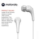 thumbnail image 3 of Audífonos InEar Motorola Earbuds 2S 3.5mm Micrófono Blanco, 3 of 3