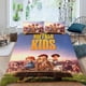 thumbnail image 2 of Niños Búfalo Conjunto de sábanas temático, trío de piezas, cómodo y amigable con la piel, diseño único, regalo de decoración para el hogar para familiares, amigos y fans,173cm *218cm, 2 of 6