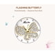 thumbnail image 2 of Reloj de Cuarzo de Acero Inoxidable para Mujer con Esfera de Mariposa y Diseño de Mariposa con Incrustaciones de Diamantes de Imitación, Elegante, Ideal, Reloj de Moda, 2 of 8