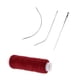 thumbnail image 5 of La trama de la pista del pelo de algodón teje el hilo de la decoración para la extensión del pelo vino rojo, 5 of 5