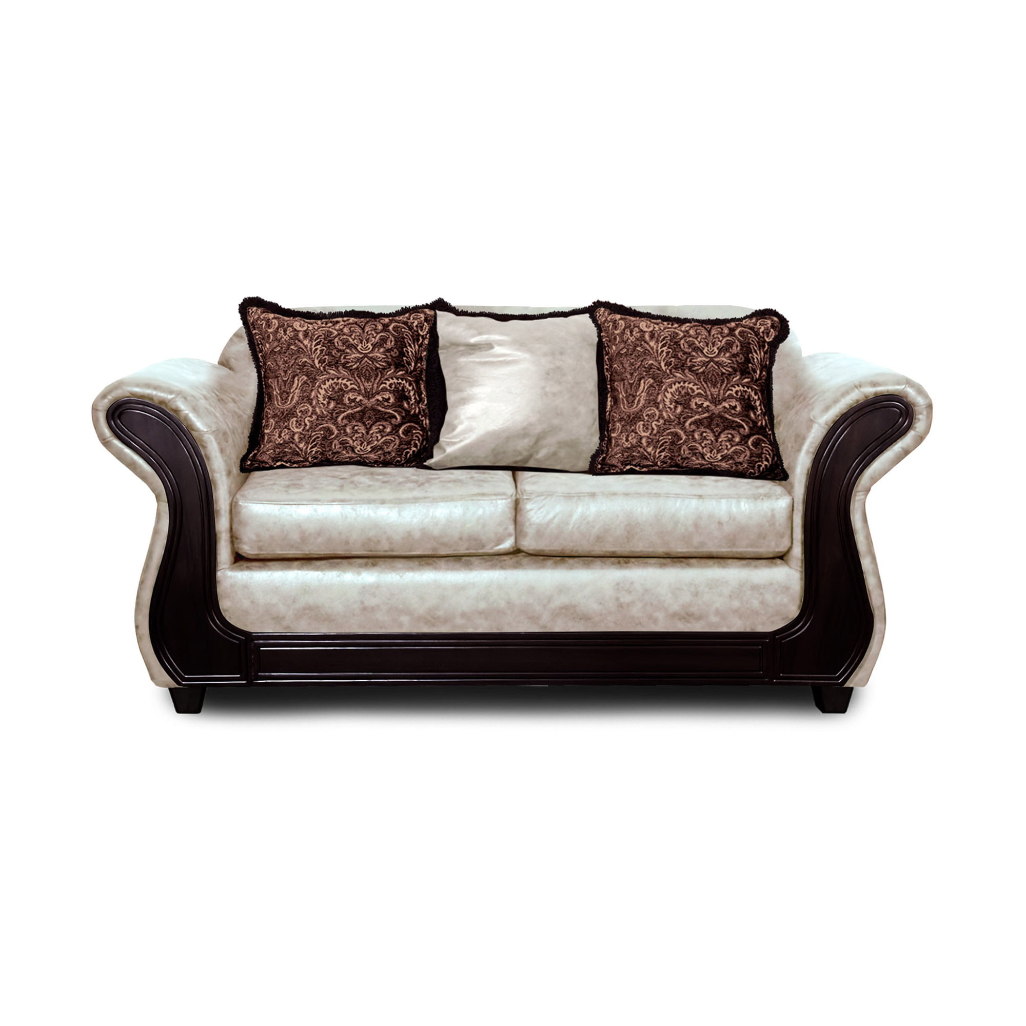 Adonis Leudh - Sofá 2 Personas Palermo Envejecido Blanco