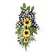 thumbnail image 3 of Swag De Girasol Artificial En Forma De Lágrima Para Puerta De Entrada Y Ventana, 3 of 3
