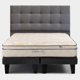 thumbnail image 1 of Cama Simmons Silky Plus King + Respaldo Tignes Gris, 1 of 7