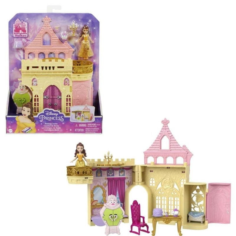 Disney Princess - Set De Juego Castillo De Bella Apilable.
