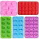 thumbnail image 1 of Elfkitwang Molde de silicona con forma de pata y hueso de perro, antiadherente, apto para alimentos, bandeja para cubitos de hielo, reutilizable, para chocolate, dulces, cupcakes, pudines, gelatina y, 1 of 7