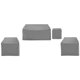 thumbnail image 2 of Set de Fundas para Muebles de Patio Crosley Furniture Impermeables de 4 Piezas, 2 of 7