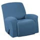 thumbnail image 1 of 1pc Sofá Reclinable Elástico Funda Antideslizante Sillón Suave Funda Antideslizante Azul, 1 of 5