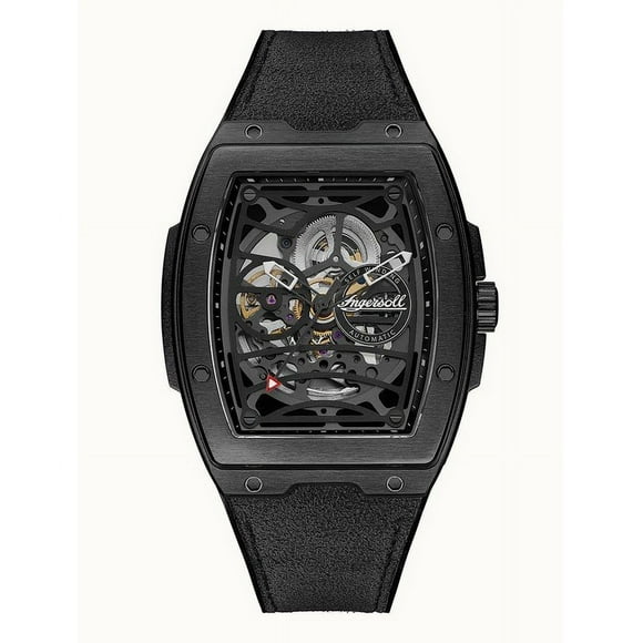 Reloj Automático Para Hombre Ingersoll The Challenger Dial Esqueleto Negro I12307