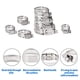 thumbnail image 4 of Kit de Abrazaderas para Mangueras Glarks 100 Piezas Ajustables 8-44mm Acero Inoxidable 304, 4 of 7