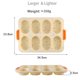 thumbnail image 5 of Bandeja para hornear mini baguettes, bandeja perforada antiadherente, bandeja para tostar pan, molde para pan francés, palitos de pan y panecillos., 5 of 8