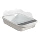 thumbnail image 5 of Caja De Arena Semicerrada Para Gatos, Inodoro Profundo, Bandeja De Arena Para Gatos, 43x28x18cm, Color Blanco, 5 of 5