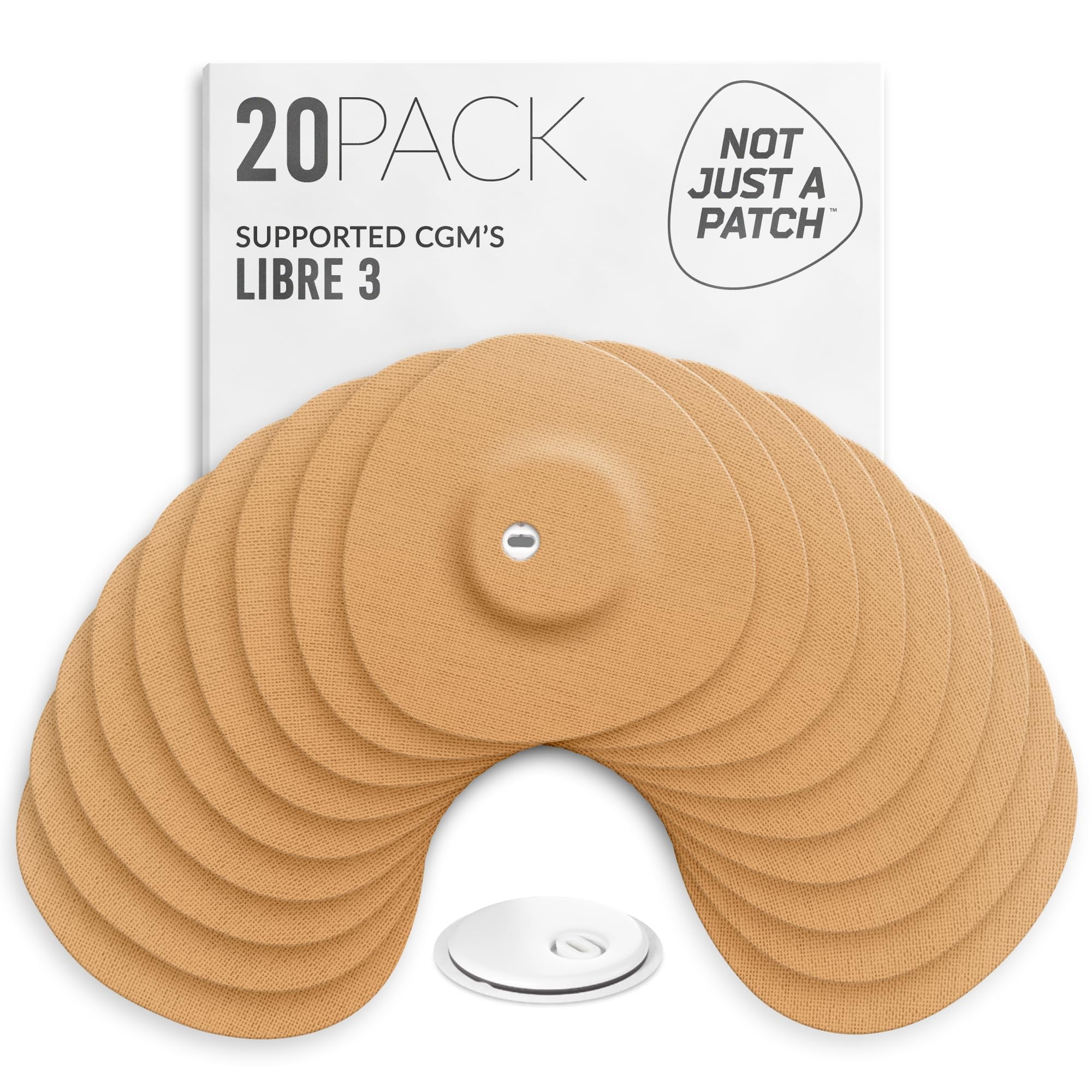 Not Just A Patch - El Sensor Cubre No Solo Un Parche Freestyle Libre 3 Plus Beige