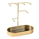 thumbnail image 3 of Estante De Exhibición De La Bandeja Del Soporte Del Organizador De La Joyería Para Los Anillos Marmoleado Del Oro, 3 of 3