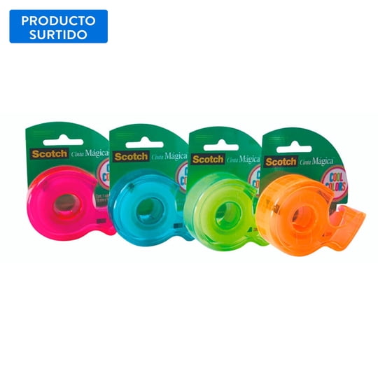 Cinta Mágica Con Dispensador 19x19mm, Producto Surtido 1 Un. Scotch