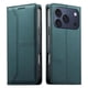 thumbnail image 1 of Funda tipo cartera con bloqueo RFID para iPhone 17 Pro cubierta magnética de cuero con tapa y soporte Verde, 1 of 6