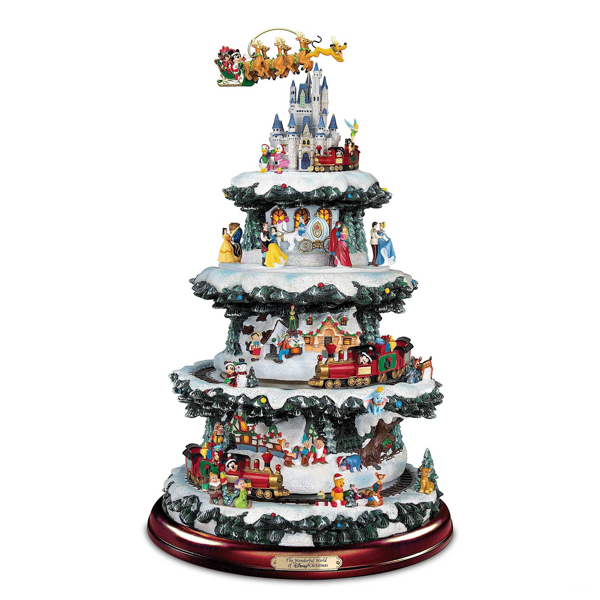 The Bradford Exchange - Christmas Tree The Ultimate Disney Sobre Mesa Con 75 Personajes
