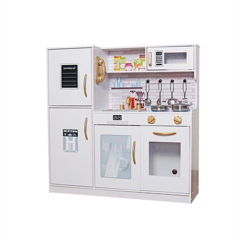 Cocina De Juguete Infantil Niños Madera Accesorios Bandú