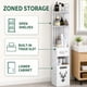 thumbnail image 2 of Organizador Esquinero 120x19.5x20cm Baño PVC Estante Vertical Multiuso, 2 of 6