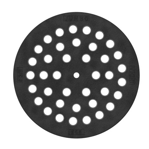 Cubierta De Desagüe Para Suelo, Tamaño Jumbo, Hierro Fundido, 16 Cm, Redonda