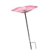 thumbnail image 2 of Comedero Decorativo De Metal Para Pájaros, Para Jardín, Patio Y Exteriores, Color Rosa, 2 of 5